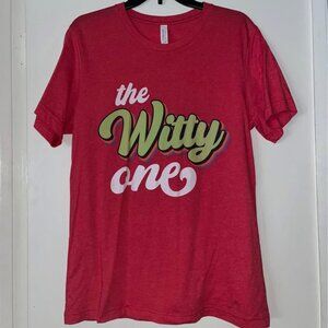 "The Witty One" Graphic Tee, Large